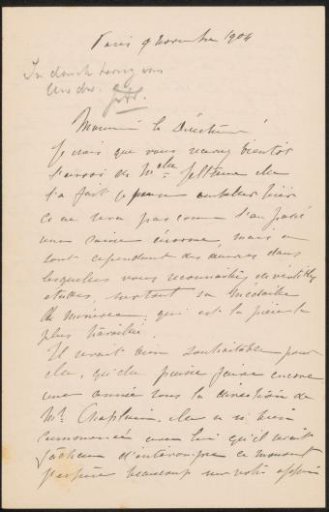 Letter to August Allebé