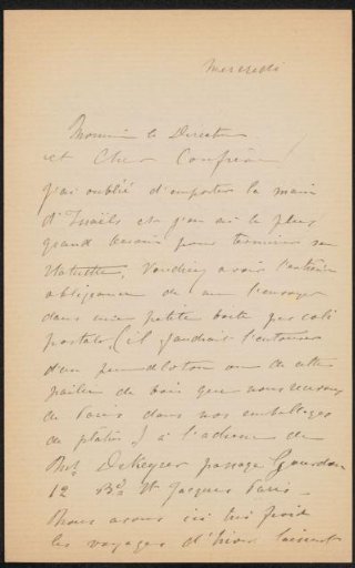 Letter to August Allebé