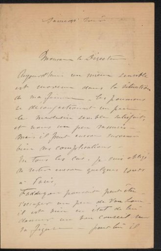 Letter to August Allebé