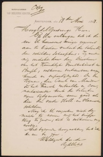 Letter to anonymous