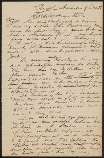 Draft letter to an anonymous recipient
