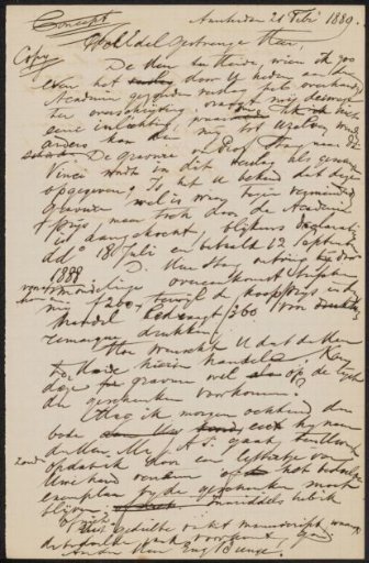 Letter to an anonymous recipient