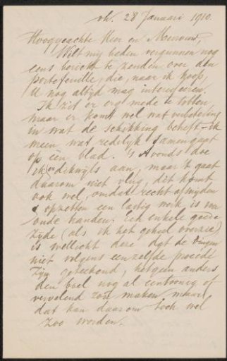 Letter to Max Wilhelm Carl Weber and Anne Antoinette Weber-Van Bosse