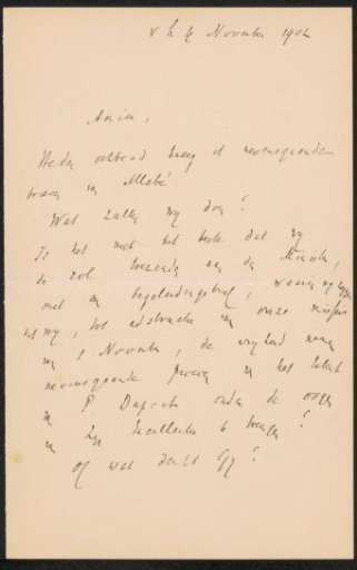 Letter to Jérôme Alexander Sillem