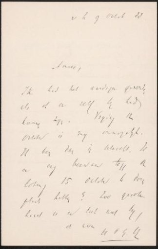 Letter to Jérôme Alexander Sillem