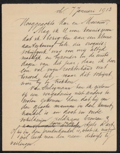 Letter to Max Wilhelm Carl Weber and Anne Antoinette Weber-Van Bosse