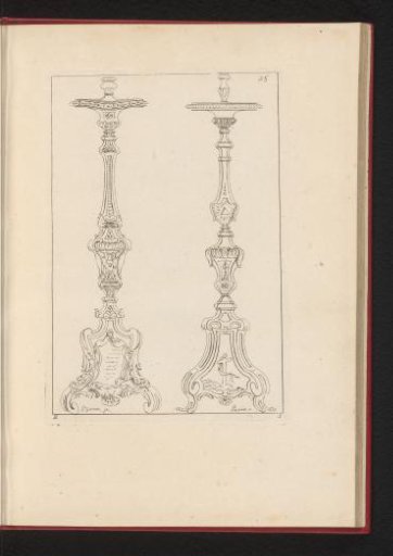 Design for an altar candlestick
