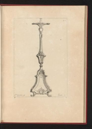 Design for an altar candlestick