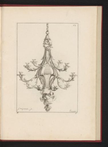 Design for a chandelier