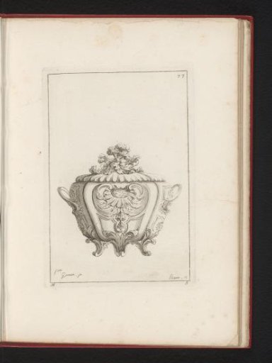 Design for a soup tureen