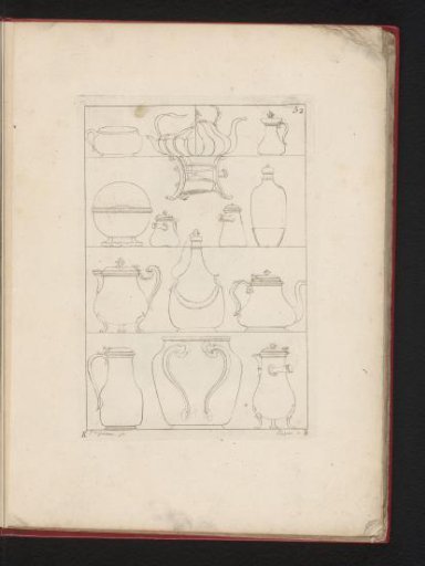 Contours of jugs and other cooking utensils