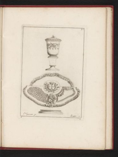 Design for a salver and drinking cup