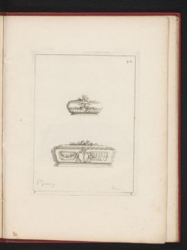 Designs for two jewel boxes