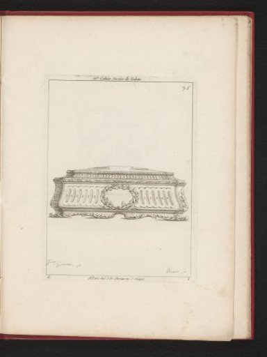 Design for a square jewel box