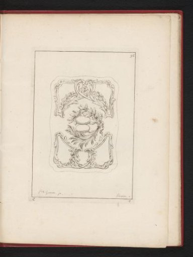 Design for the lid of a jewel box