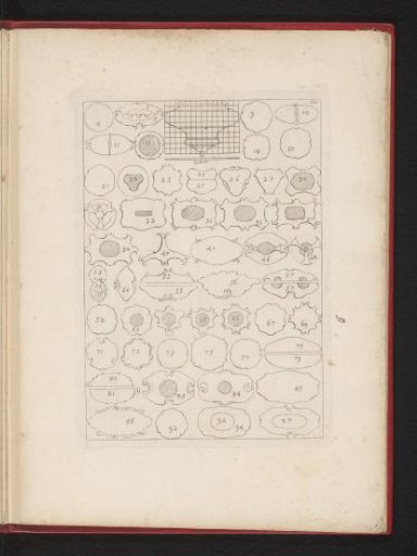 Overview of top views of the objects depicted in this series