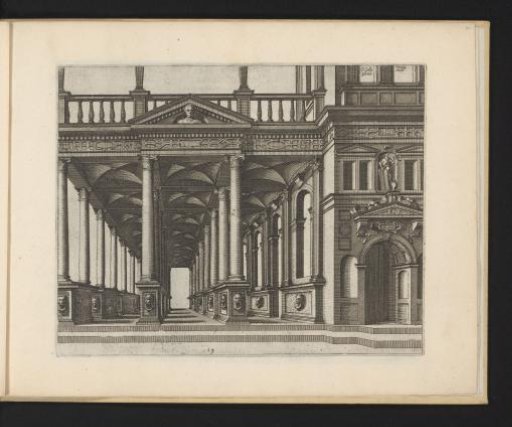 Open hall with Corinthian order columns