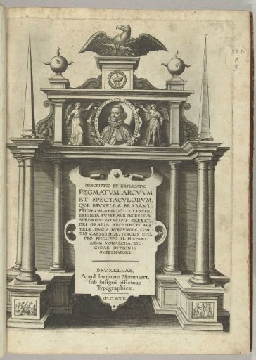 Title Print for the Description of the Entry of Archduke Ernst as Governor of the Netherlands in Brussels, 1594