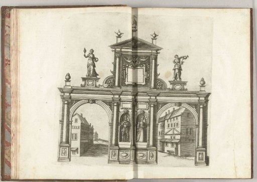 Stage with Emperor Maximilian I and Mary of Burgundy, 1594