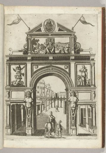 Triumphal Arch with the Maiden of the Cities, 1594