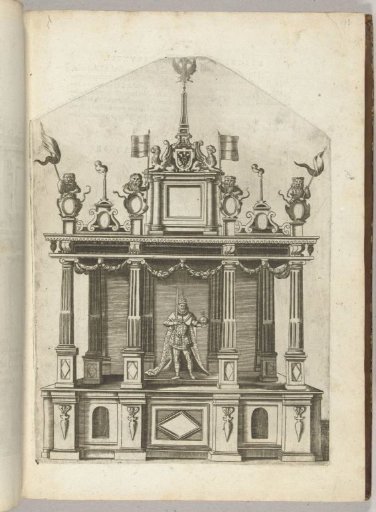 Stage with King Albert I, 1594