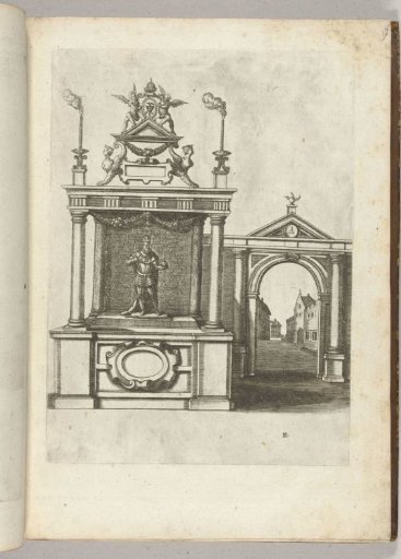 Stage with Emperor Albert II, 1594