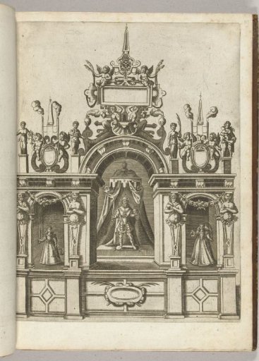 Stage with Emperor Frederick III, 1594