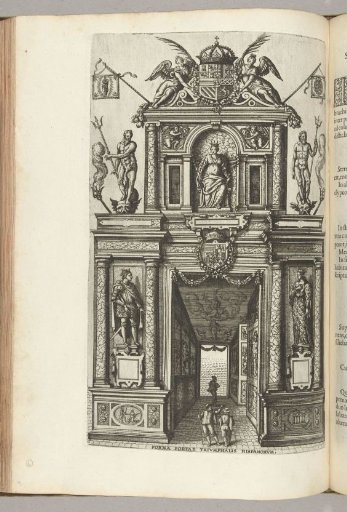 Spanish triumphal arch (front side), 1594