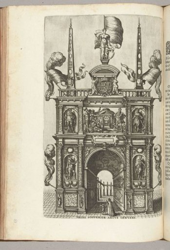 Triumphal arch of Genoa (back side), 1594