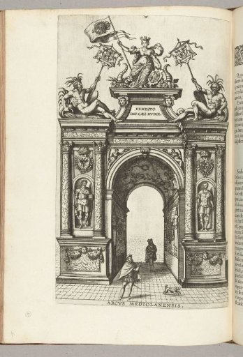 Triumphal Arch of Milan (front), 1594