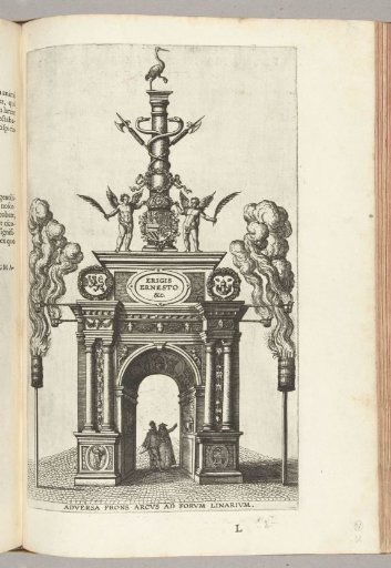 Triumphal Arch in Honor of the City (back), 1594