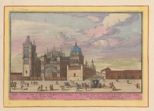 View of the cathedral of Toledo