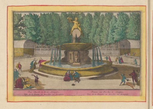Fountain of Bacchus in the gardens of the Royal Palace of Aranjuez