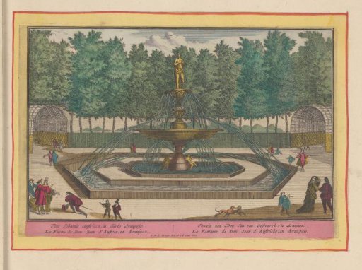 Fountain of Don Juan of Austria in the gardens of the Royal Palace of Aranjuez