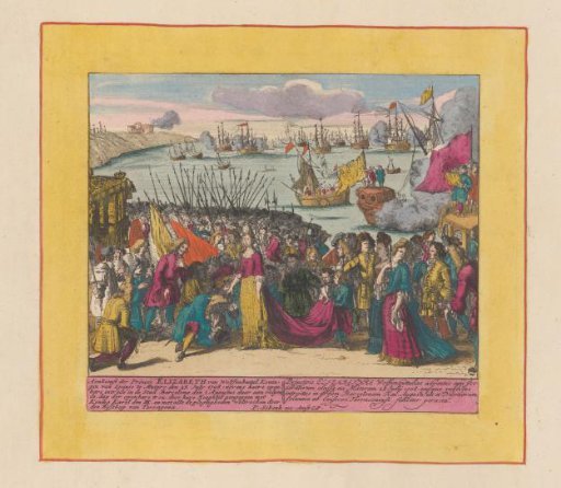 Arrival of Elisabeth Christine of Brunswick-Wolfenbüttel in Mataró, 1708