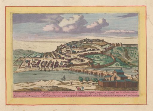 View of the Portuguese city of Coimbra