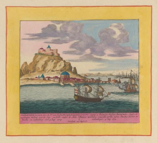 The Capture of Gibraltar by an Anglo-Dutch Fleet, 1704