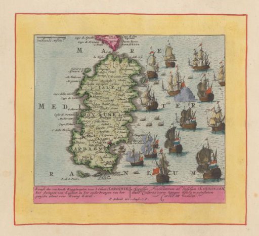 Map of Sardinia