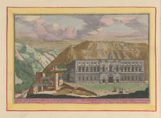 View of the Palace of Charles V at Granada