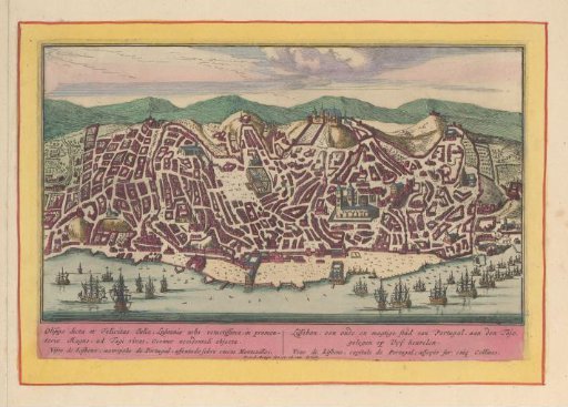 View of the city of Lisbon