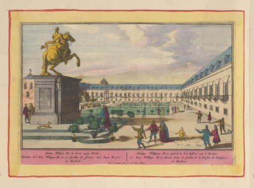 Equestrian statue of Philip II in Madrid