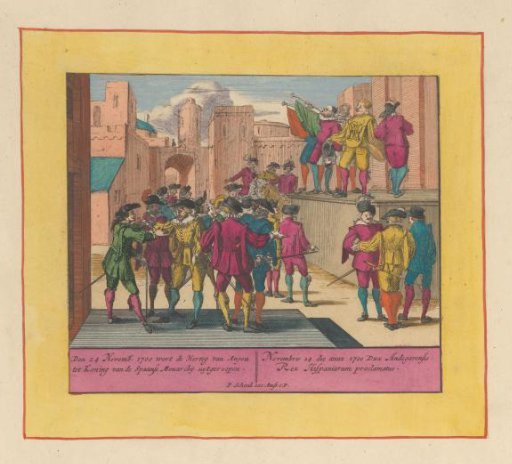 Philip of Anjou proclaimed king, 1700