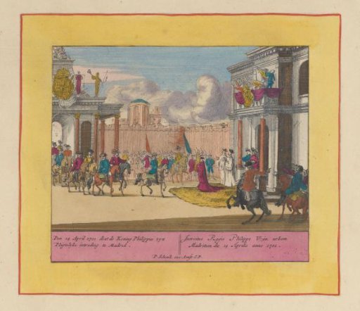 Entry of King Philip V of Spain in Madrid, 1701