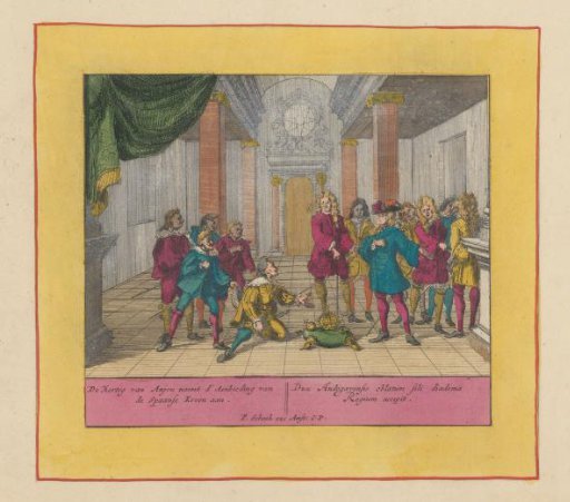 Duke Philip of Anjou accepts the Spanish crown, 1700
