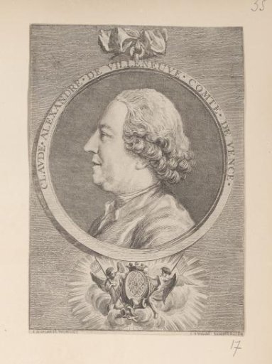 Portrait of Claude-Alexander de Villeneuve