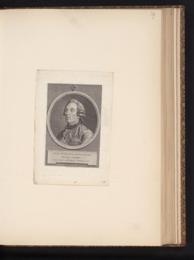 Portrait of Louis César de La Baume Le-Blanc