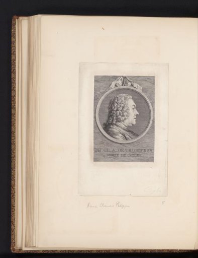 Portrait of Anne Claude Philippe Caylus