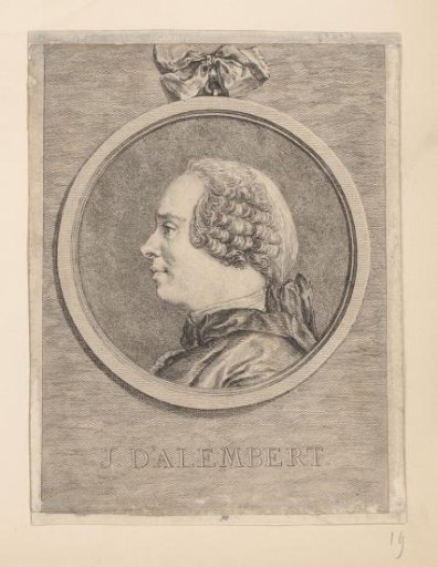 Portrait of Jean Le Rond d'Alembert