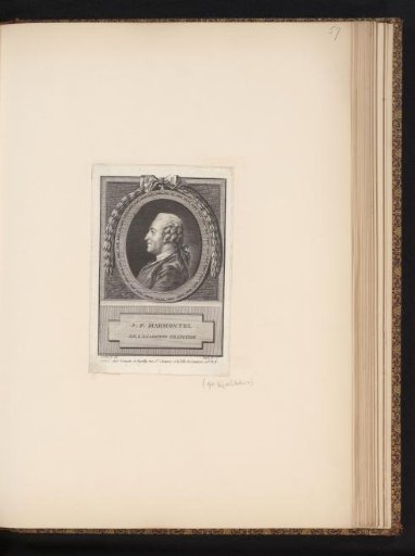 Portrait of Jean François Marmontel