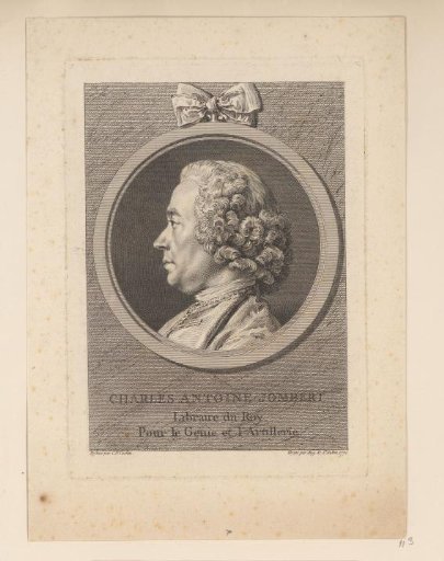 Portrait of Charles Antoine Jombert